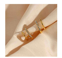 Laden Sie das Bild in den Galerie-Viewer, Pendiente doble aro Omamori Joyas