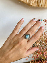 Cargar imagen en el visor de la galería, Anillo Marrakech Larimar Omamori Joyas
