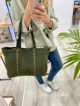 Cargar imagen en el visor de la galería, Bolso Tote tachuelas ( Colores )