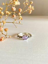 Cargar imagen en el visor de la galería, Anillo Pink Quartz Vintage