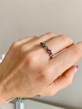 Cargar imagen en el visor de la galería, Anillo Turmalinas Bali Nature Omamori Joyas