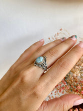 Cargar imagen en el visor de la galería, Anillo Marrakech Larimar Omamori Joyas
