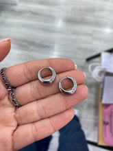 Cargar imagen en el visor de la galería, Aros Acero Rosco small Omamori Joyas