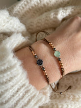 Load image into Gallery viewer, Pulsera Mikadzuki Calcedony Rosé Omamori Joyas