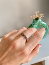 Cargar imagen en el visor de la galería, Anillo Turmalinas Bali Nature Omamori Joyas