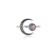 Charger l'image dans la galerie, Anillo Luna y Mineral