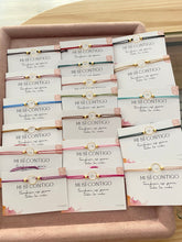 Cargar imagen en el visor de la galería, Pack Pulseras Detalle de boda con mensaje Gracias una vez más.. Omamori Joyas