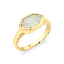 Cargar imagen en el visor de la galería, Anillo Calcedonia Bronce Omamori Joyas