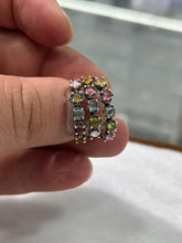 Cargar imagen en el visor de la galería, Anillo Turmalinas Bali Nature Omamori Joyas