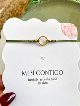 Cargar imagen en el visor de la galería, Tarjetón con mensaje “Mi sí contigo” Omamori Joyas