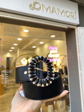 Cargar imagen en el visor de la galería, Cinturón Oval Negro