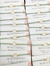 Cargar imagen en el visor de la galería, Pack Pulseras Detalle de boda con mensaje Mi sí contigo Omamori Joyas