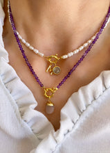 Cargar imagen en el visor de la galería, Collar Brandi con piedras naturales Omamori Joyas