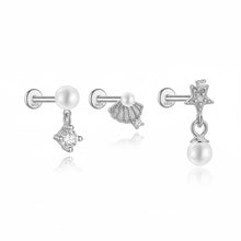 Cargar imagen en el visor de la galería, Pack Piercings Perla Mar Omamori Joyas