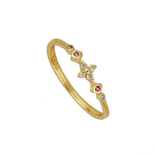 Cargar imagen en el visor de la galería, Anillo Mini flor circs Omamori Joyas