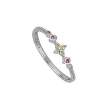 Cargar imagen en el visor de la galería, Anillo Mini flor circs Omamori Joyas