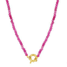 Cargar imagen en el visor de la galería, Collar Brandi con piedras naturales Omamori Joyas