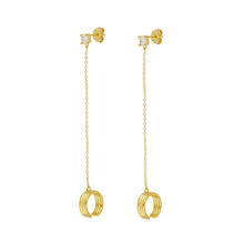 Cargar imagen en el visor de la galería, Ear cuff cadena Circonita Omamori Joyas