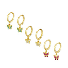 Charger l'image dans la galerie, Aros Mariposa Circ Unidad Omamori Joyas