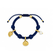 Load image into Gallery viewer, Pulsera Nudos con Charms Marinos Omamori Joyas