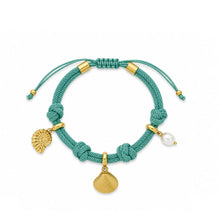 Load image into Gallery viewer, Pulsera Nudos con Charms Marinos Omamori Joyas