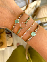 Load image into Gallery viewer, Pulsera rombo calcedonia Omamori Joyas