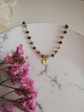 Cargar imagen en el visor de la galería, Collar Turmalinas + Inicial Omamori Joyas