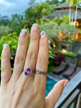 Cargar imagen en el visor de la galería, Anillo Turmalinas Bali Nature Omamori Joyas