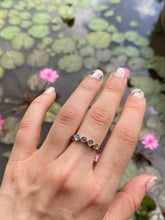 Cargar imagen en el visor de la galería, Anillo Turmalinas Bali Nature Omamori Joyas