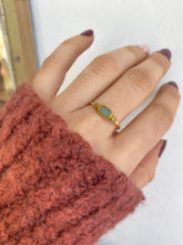 Laden Sie das Bild in den Galerie-Viewer, Anillo verde agua París Omamori Joyas