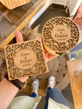 Load image into Gallery viewer, Porta Alianzas Árabe personalizado