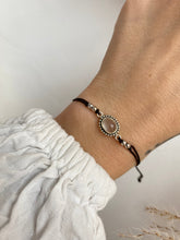 Load image into Gallery viewer, Pulsera Calcedonia Verde agua Omamori Joyas