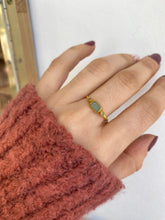 Laden Sie das Bild in den Galerie-Viewer, Anillo verde agua París Omamori Joyas