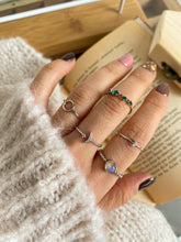 Load image into Gallery viewer, Anillo Berta con Piedra luna Omamori Joyas