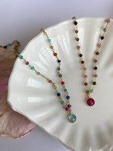 Cargar imagen en el visor de la galería, Collar con Turmalinas Omamori Joyas