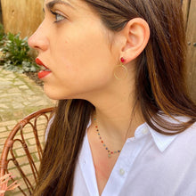 Cargar imagen en el visor de la galería, Collar con Piedras Multicolor Omamori Joyas