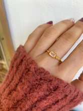 Cargar imagen en el visor de la galería, Anillo Cuarzo rosa París Omamori Joyas