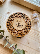Cargar imagen en el visor de la galería, Porta Alianzas Árabe personalizado Omamori Joyas