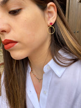 Load image into Gallery viewer, Pendientes Anni diferentes piedras Omamori Joyas