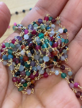 Cargar imagen en el visor de la galería, Collar Rosario Piedras naturales Omamori Joyas