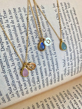 Cargar imagen en el visor de la galería, Colgante Piedra + Inicial