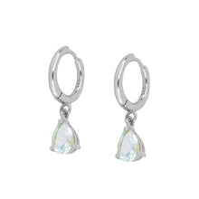 Load image into Gallery viewer, Pendientes topacio azul