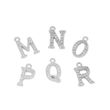 Cargar imagen en el visor de la galería, Inicial con circonitas plata Omamori Joyas