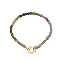 Load image into Gallery viewer, Pulsera Turmalinas de colores Omamori Joyas