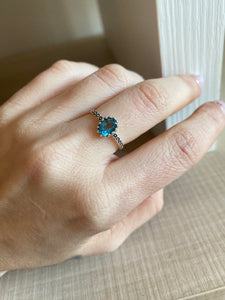 Anillo London Blue