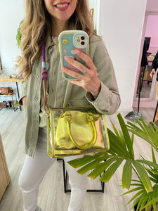 Bolso Lua Doble  transparente
