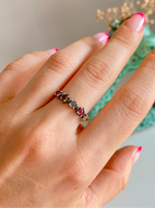 Anillo Turmalinas Bali Nature Omamori Joyas