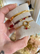 Pulsera Valentina Acero Omamori Joyas