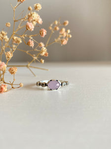 Anillo Pink Quartz Vintage
