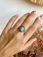 Anillo Marrakech Larimar Omamori Joyas